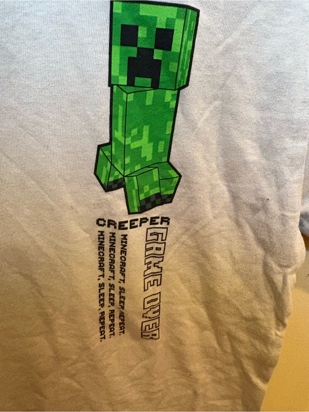 Kids Minecraft Creeper Graphic Tee - NWT!